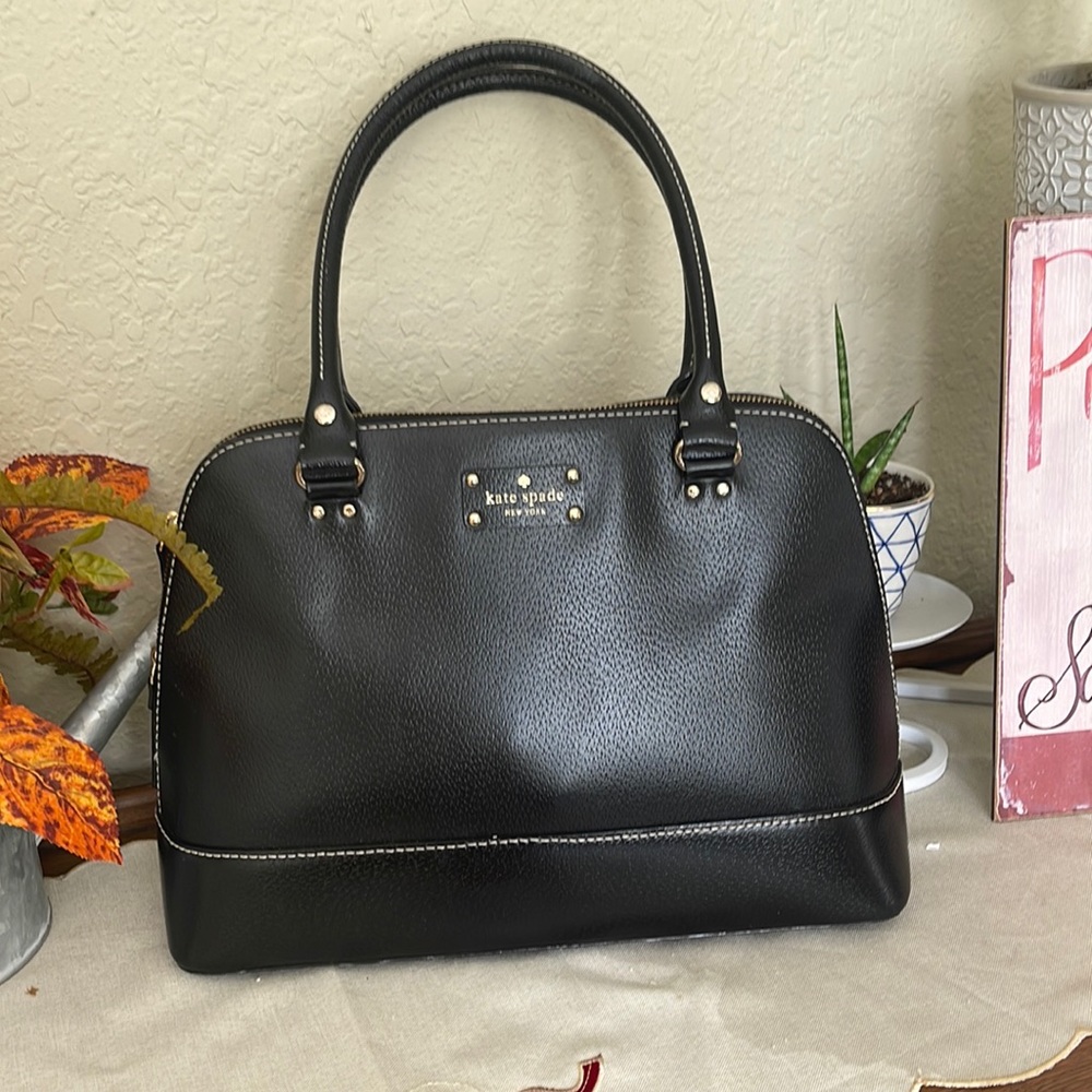 Kate Spade Black Leather Handbag